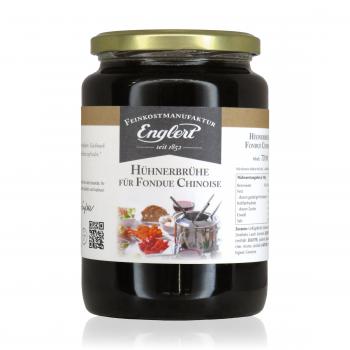 Hühnerbrühe für Fondue Chinoise, 720 ml / Glas